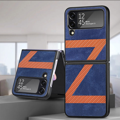 Samsung Galaxy Z Flip 4 Z Shape Fiber Folding Phone Case