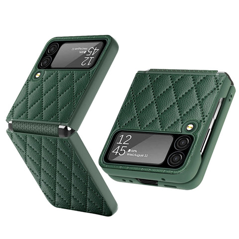 Samsung Galaxy Z Flip 4 5G Diamond Lattice Hinge Phone Case