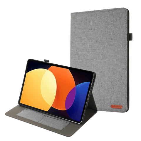Xiaomi Pad 5 Pro 12.4 inch Fabric Flip Leather Tablet Case