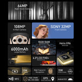 DOOGEE S99 Rugged Phone Night Vision Camera Dual SIM 8GB+128GB (Global Version)