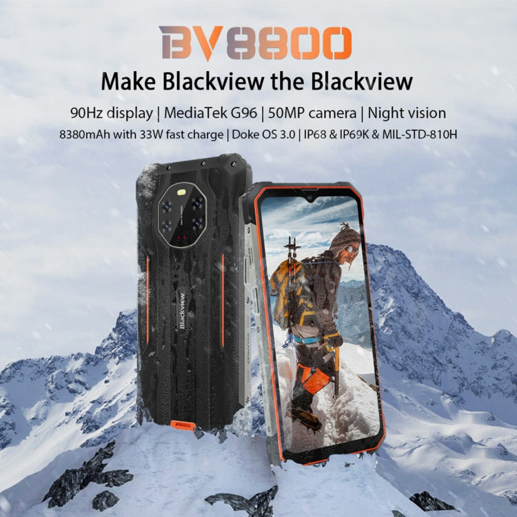 Blackview BV8800 Rugged Phone Night Vision 8GB+128GB