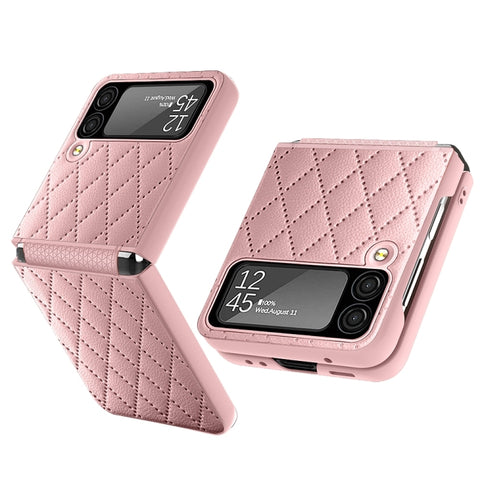 Samsung Galaxy Z Flip 4 5G Diamond Lattice Hinge Phone Case