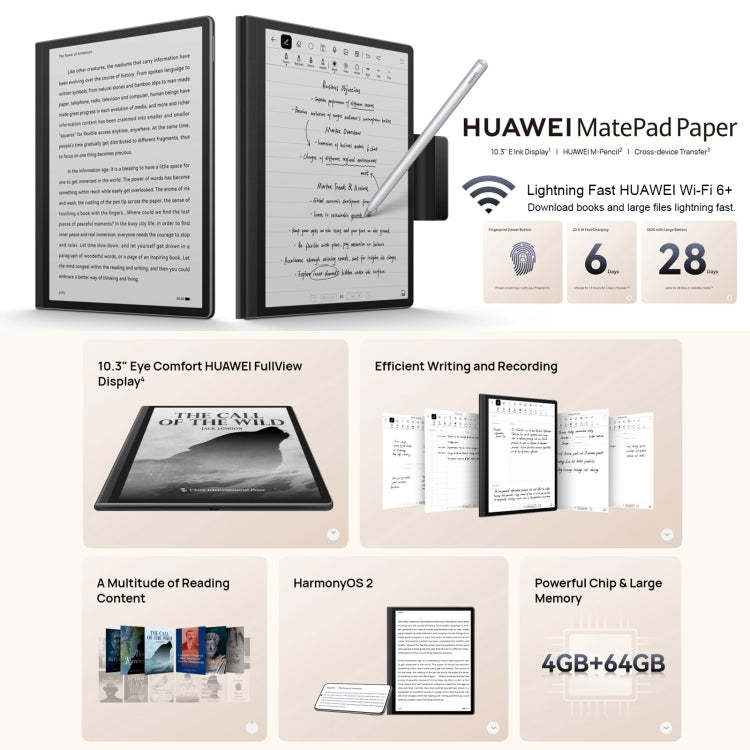 Huawei MatePad Paper HMW-W09 Wifi 10.3 inch 4GB+64GB