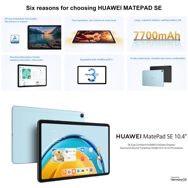 Huawei MatePad SE Wifi 10.4 inch 6GB+128GB (China Version)