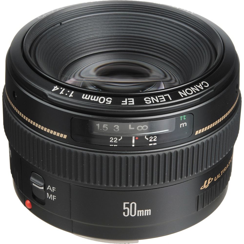 Canon EF 50mm f/1.4 USM Lens (Retail Packing)