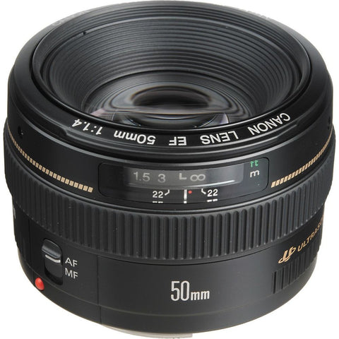 Canon EF 50mm f/1.4 USM Lens (Retail Packing)